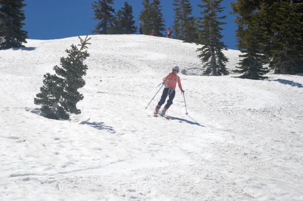 Sally McCoy skiing Sally McCoy skiing