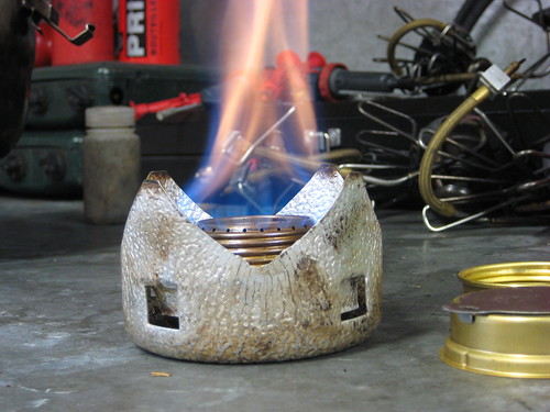 Heating the Trangia