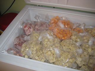 Students carry about 2.5 pounds of food per person per day on their winter sections to keep warm. The Gulch supplies high-calorie rations such as cheese cubes and bacon. 