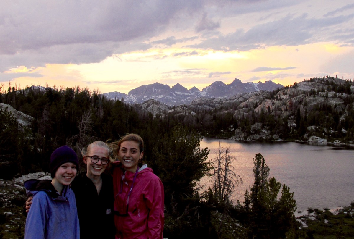 NOLS Students smiling in the Wind River Range NOLS Students smiling in the Wind River Range