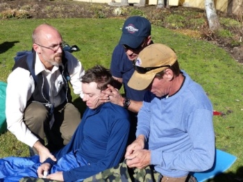 Practicing first aid skills By Karen Bossick