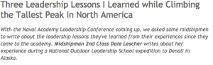 The Trident: Three Leadership Lessons