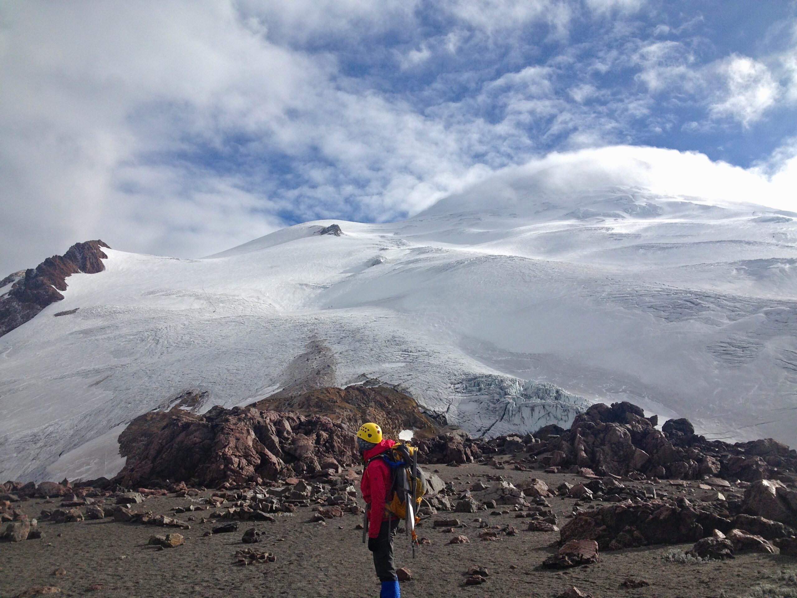 Viewing the Cayambe Summit from Below
