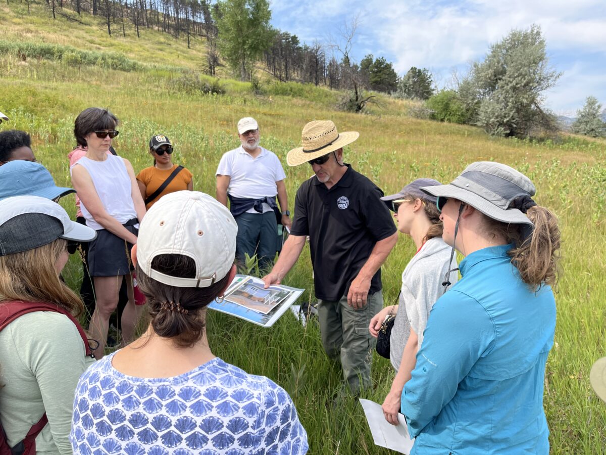 Boulder CO interpretive ranger discusses how rangers approach risks presented by wildfires occuring at wildland-urban interfaces.