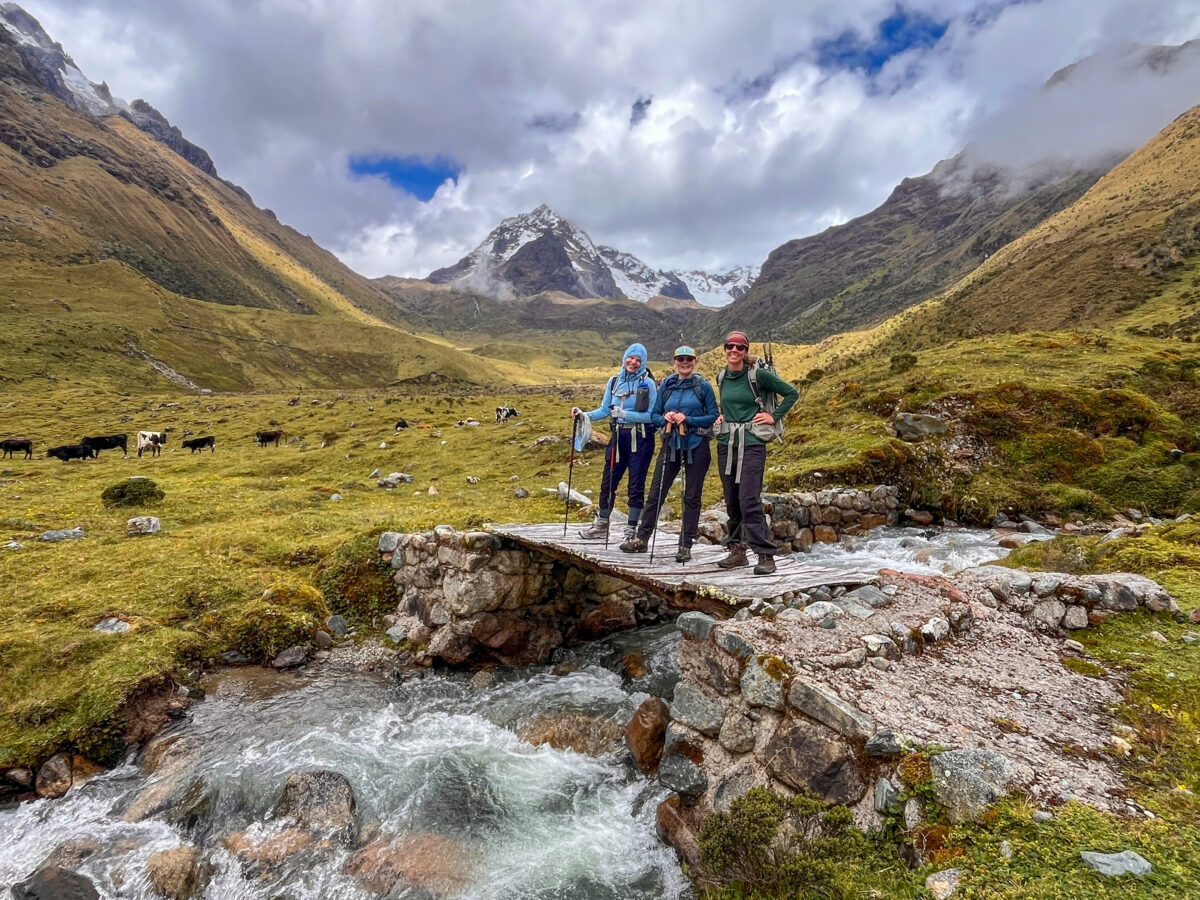 Part of our backpacking group